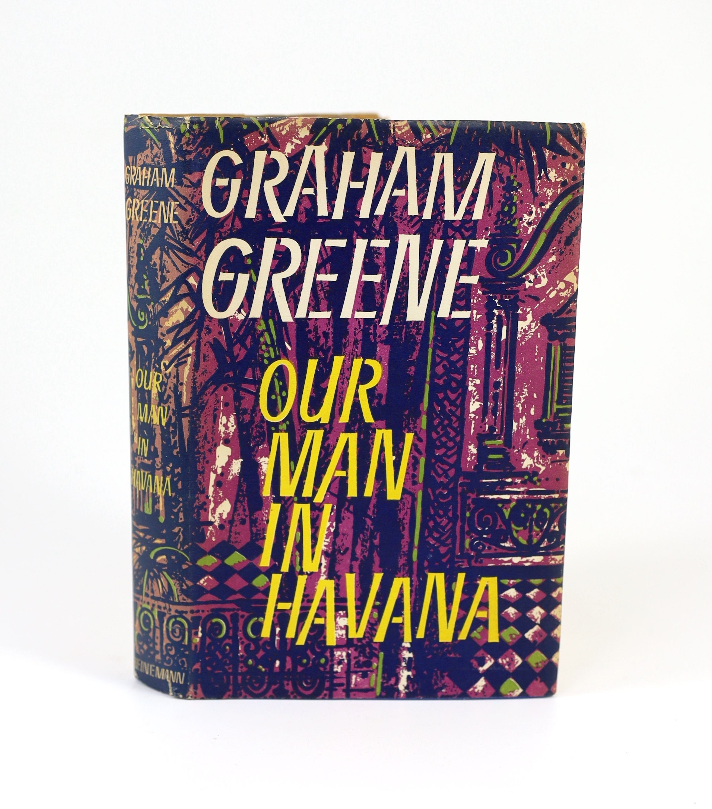 Greene, Graham - Our Man in Havana, 1st edition, in clipped d/j, William Heinemann, London, 1958